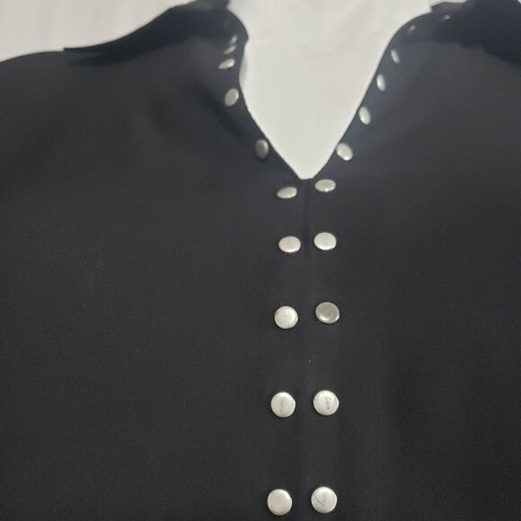 Rebecca Malone black sheer top - Picture 2 of 5